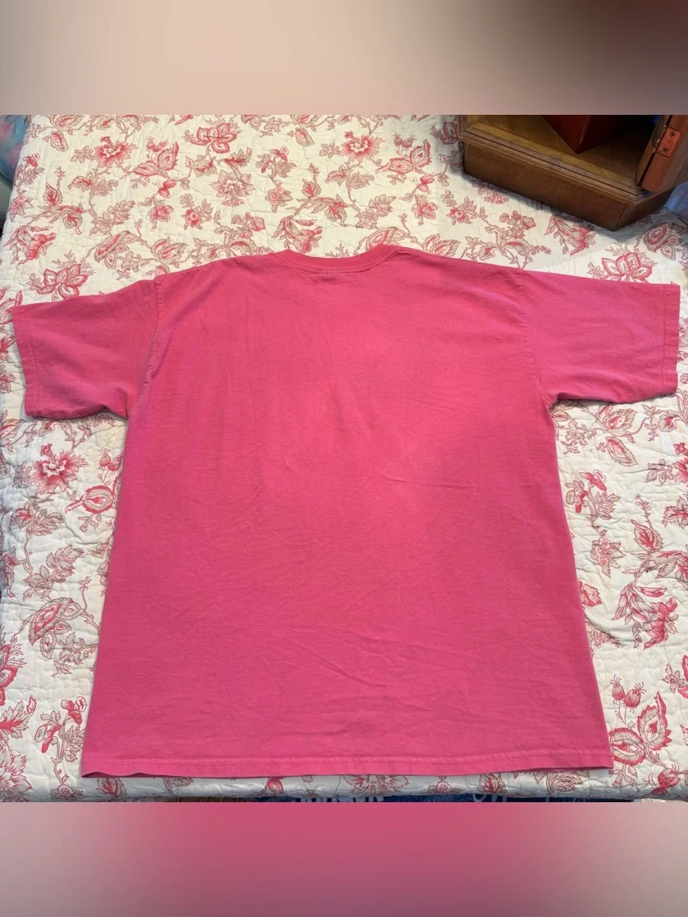 Vintage 90s Pink Cat Graphic T-Shirt with Super Cute Cat Illustrations